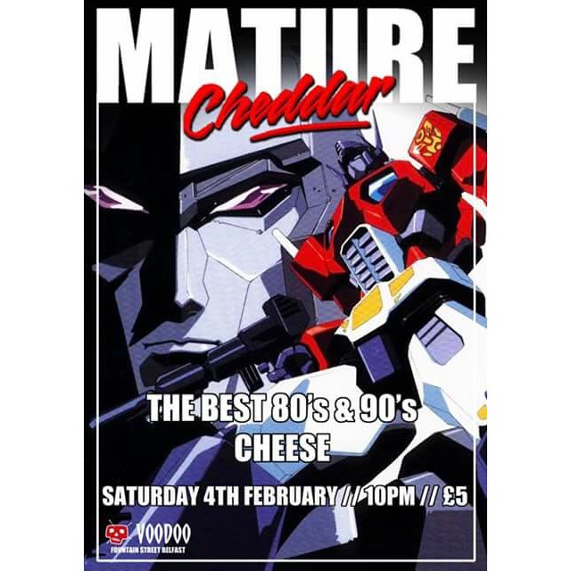 Autobots assemble! We're back next Saturday 4th February for more 80s&amp;90s nostalgia! Get yer dancing shoes polished!