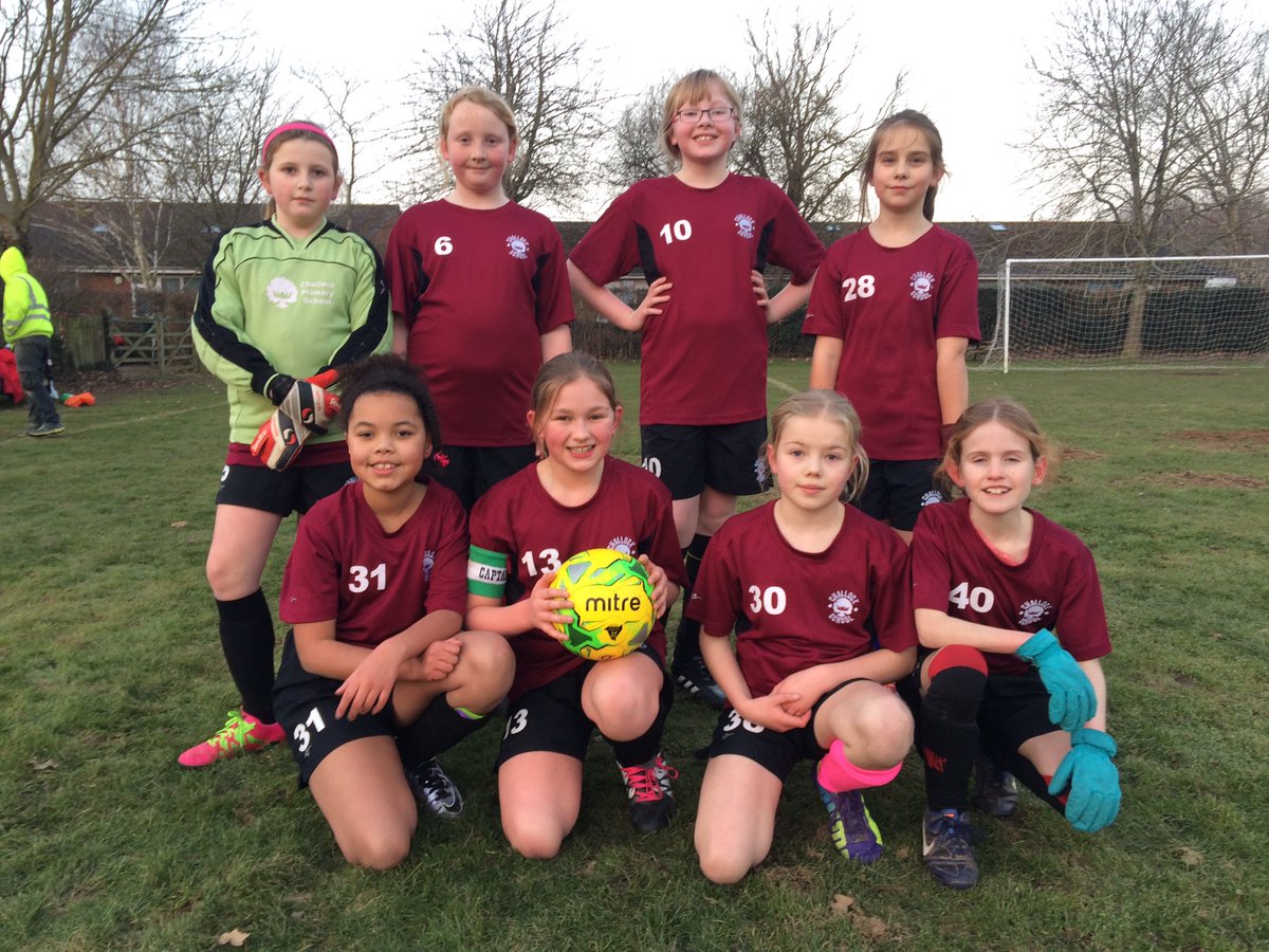 challockprimary's tweet image. Our girls football team who took on Lady Js, Wye today! Chilly but great match, with a Lady Js winning 5 - 1 #challockstars
