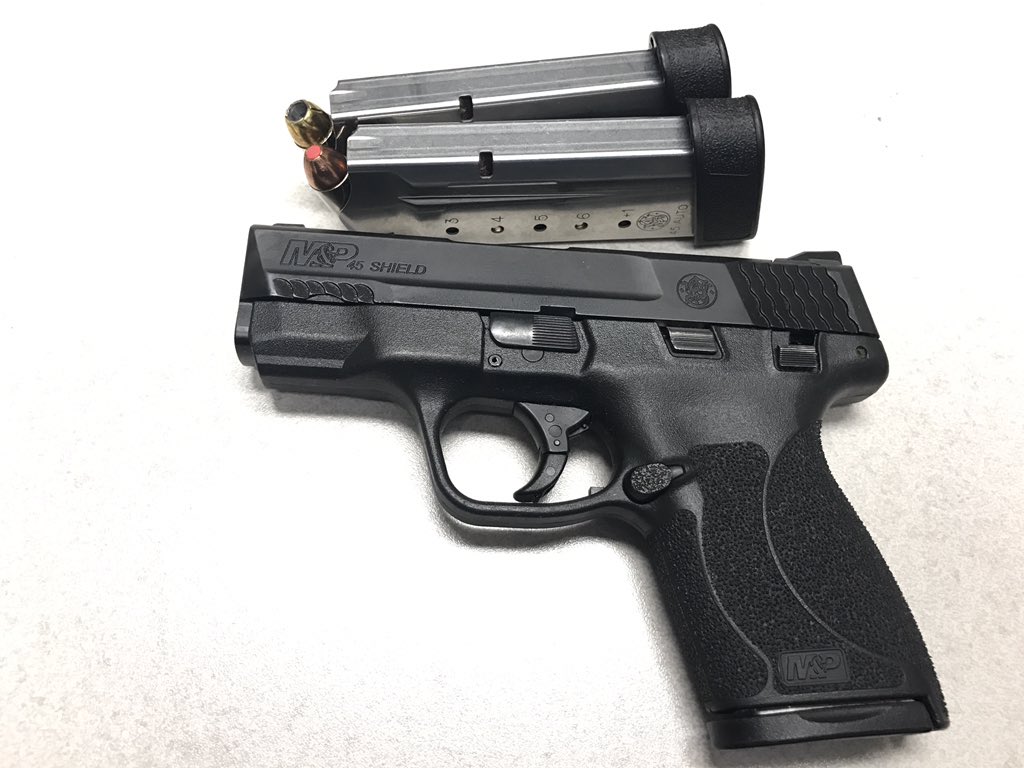 The4thaggie's tweet photo. I've carried SEURITY (#Shield45) for over 6 months now as my primary carry. This is easily my favorite of all handguns I've owned. https://t.co/3tyH7VUEuc