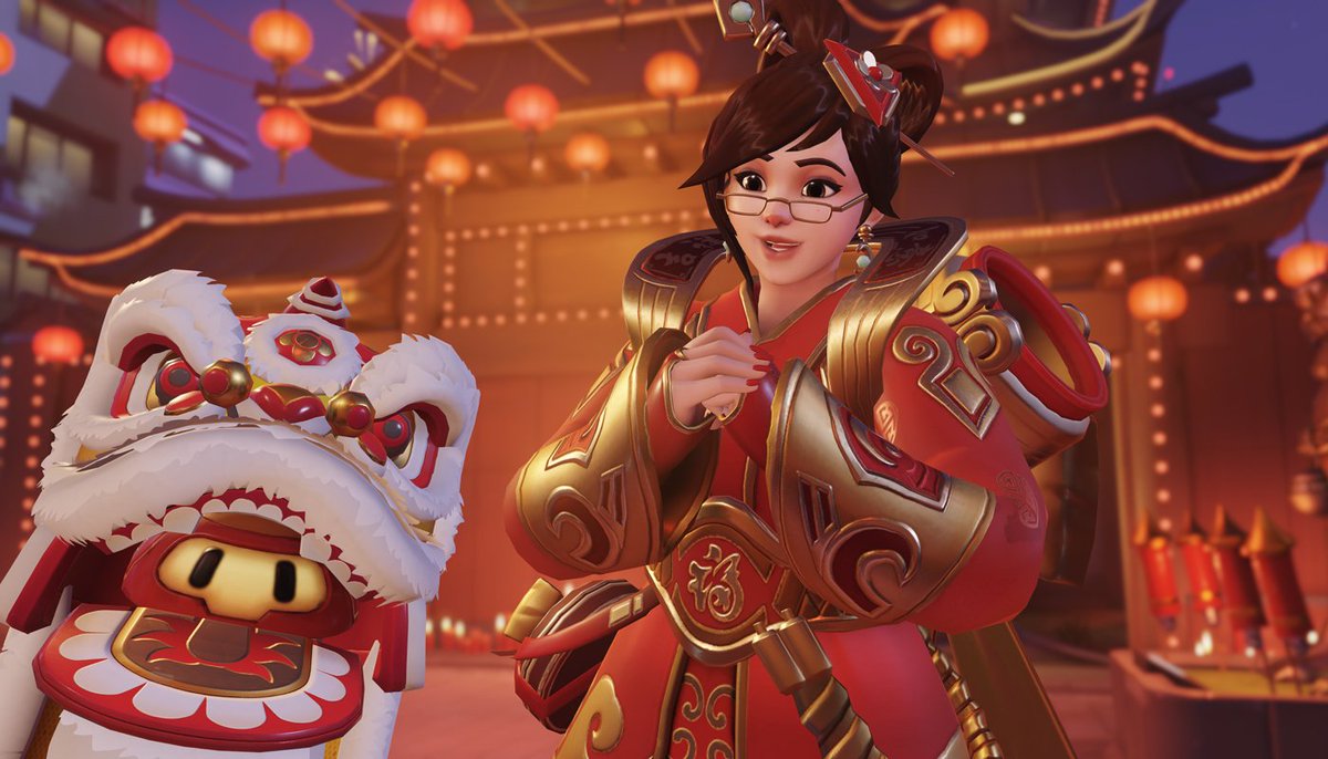 LevelUpGmg's tweet photo. Overwatch celebrates Lunar New Year with an event! Stay tuned for our look at Year of the Rooster in 30 minutes! https://t.co/wHNBysvlUW https://t.co/3G7lVlLAHY