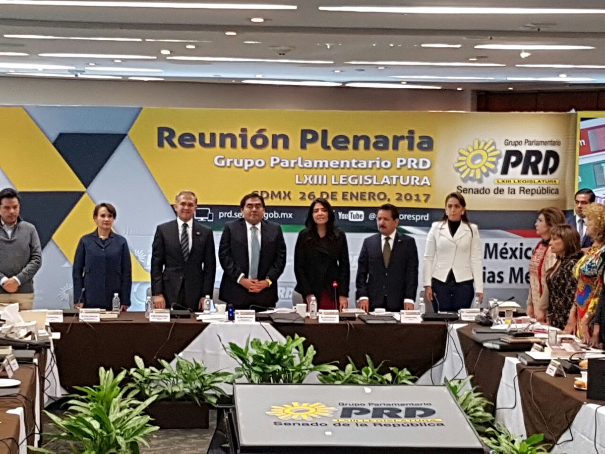NotiAleBarrales's tweet photo. La Presidenta del @PRDMexico, @Ale_BarralesM, declara formalmente inaugurada la Reunión Plenaria de @SenadoresPRD https://t.co/Yns1A9vbPk