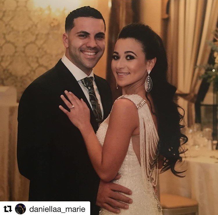 Our client <a href="/daniellaa_marie/">daniella</a> defining what it means to be elegant in this white #sherrihill #cocktaildress for her #engagementparty 💍💞