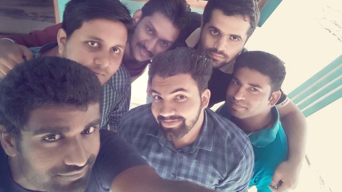 NITHISH_KG's tweet photo. A #Reunion  with some #College mates.
Was great to see them again.
#Groupie 
#svsce #sset https://t.co/9CGz3k0L3d