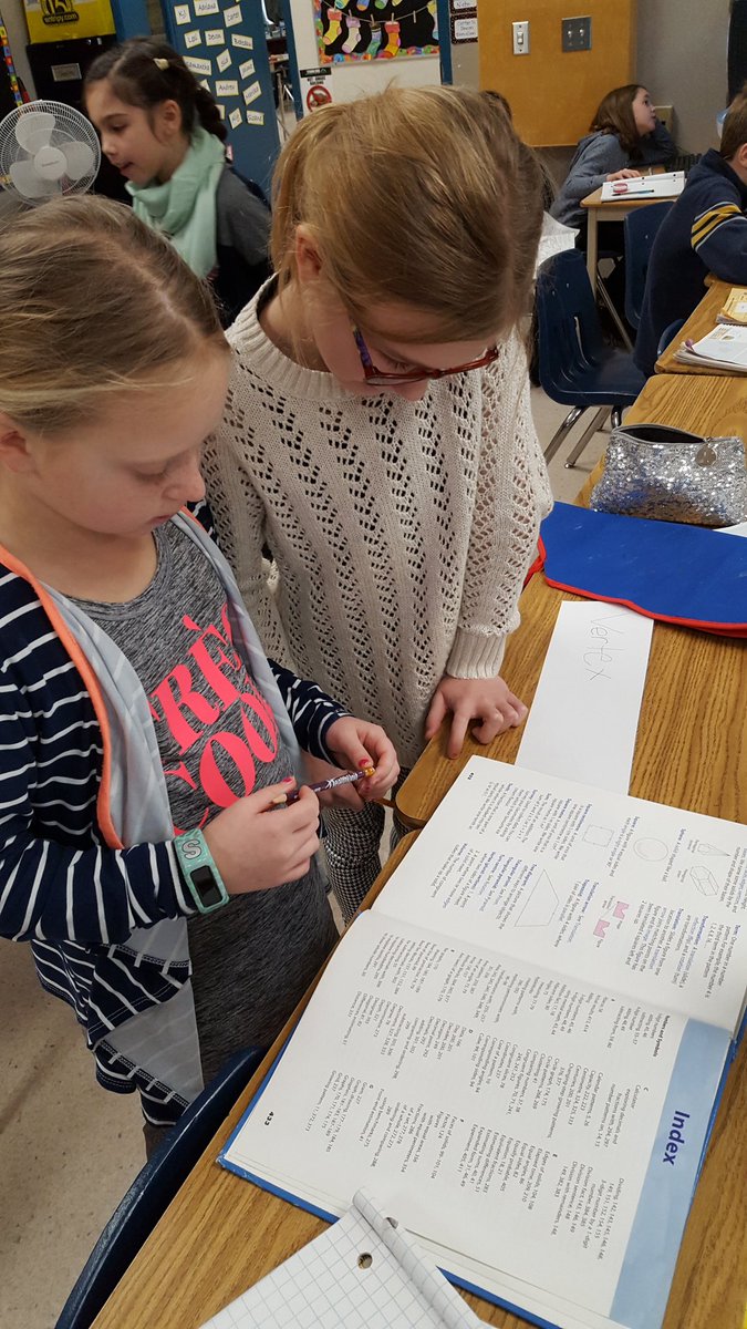 mrs_daley4's tweet photo. Using our questions to find answers and building math vocab walls in our own words. #d2l #differentiatedgroups @RiverHeights_ES https://t.co/wVOoxVkEwc