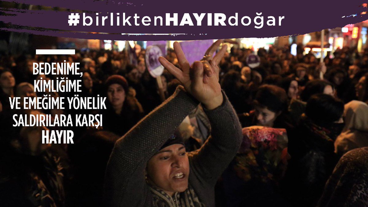 Biz kadınlar "Tek"ten güçlüyüz!
#birliktenHAYIRdoğar