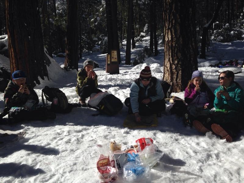 awhitakerteach's tweet photo. Snow play and lunch time! @TeachTigers @NatureBridge https://t.co/MONgnVtF9Y