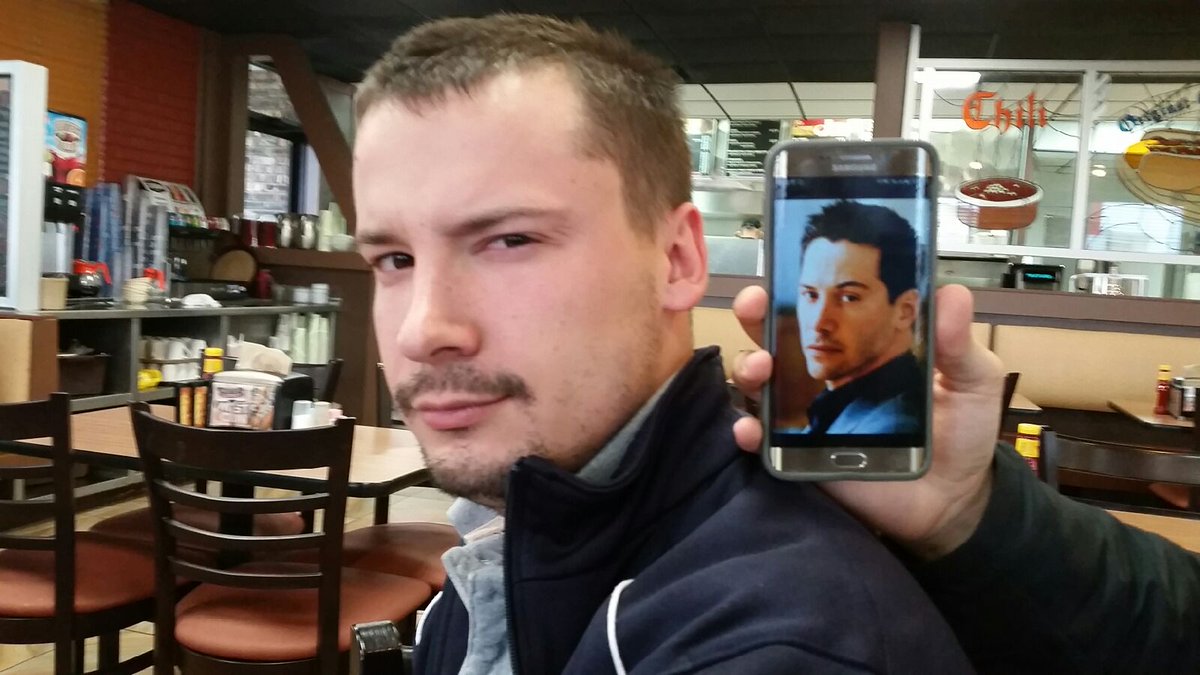 MikeDRivas's tweet photo. @keanureeves No disrespect but this just might just be one of your long lost children @HollandHerman @Looiee111  Can we get a shout out https://t.co/TcGjJVA7yB