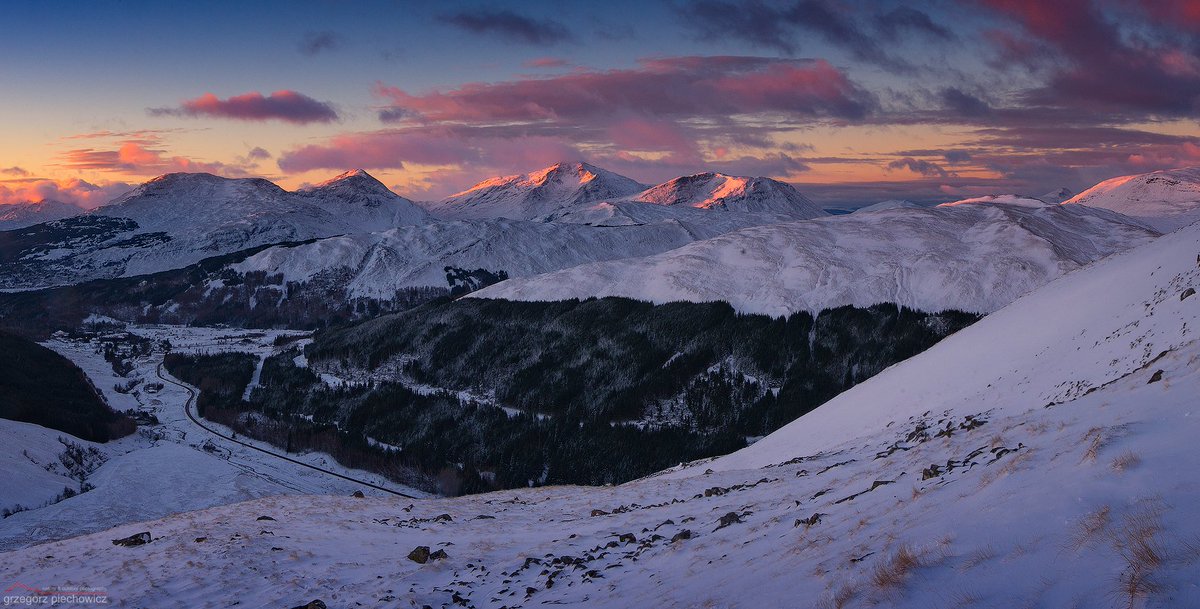 Winter scenery of the Southern Highlands from Being Odhar
#Scotland #ScotSpirit #Visitscotland #mountains #photography