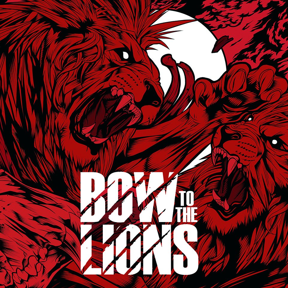 ¡Aquí tenéis la portada del disco Bow To The Lions! Creada por el crack de #antoniobravo #ilustracion #illustration   #metal #metalcore