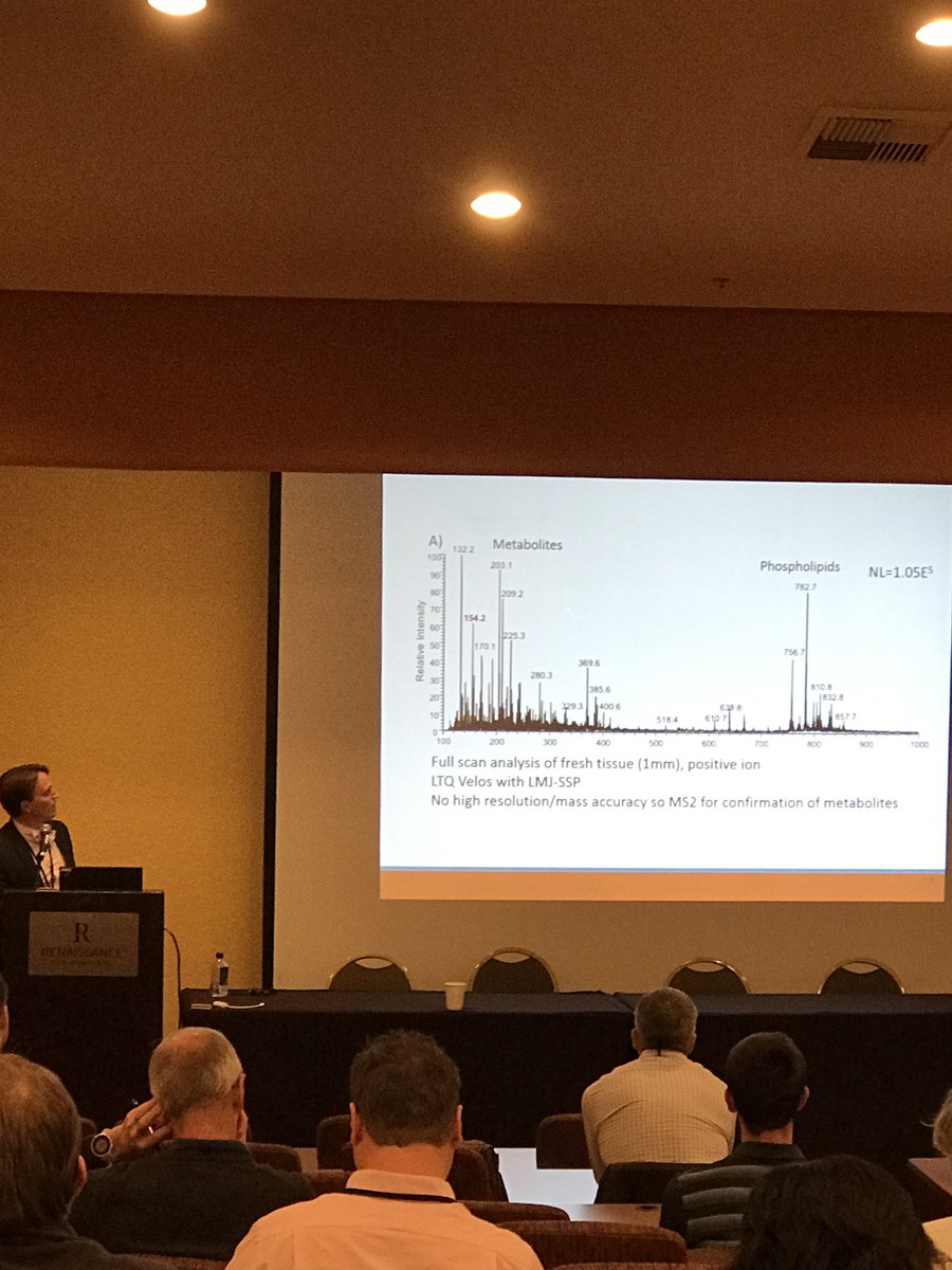 Prosolia's tweet photo. Dr. Tim Garrett @MSACL of @UF on real-time measurements of transient metabolites using #flowprobe during deep brain stimulation #discover https://t.co/veD9EyTViU