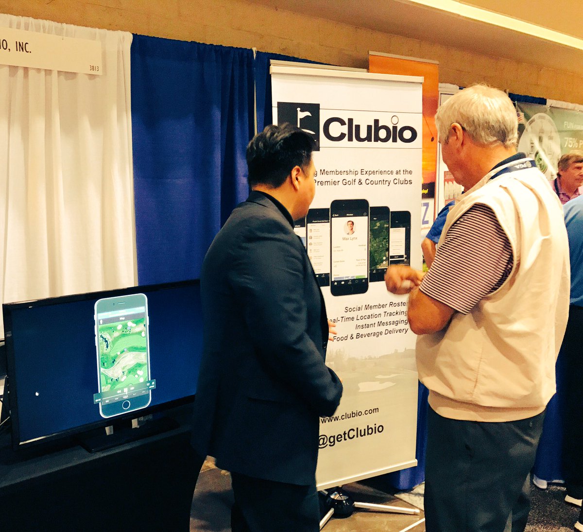 PGAShow's tweet photo. Visit @getClubio at booth #3813 to learn how to connect all the amazing Tech at the @pgashow into one app for your club! https://t.co/YWWmPzesY9