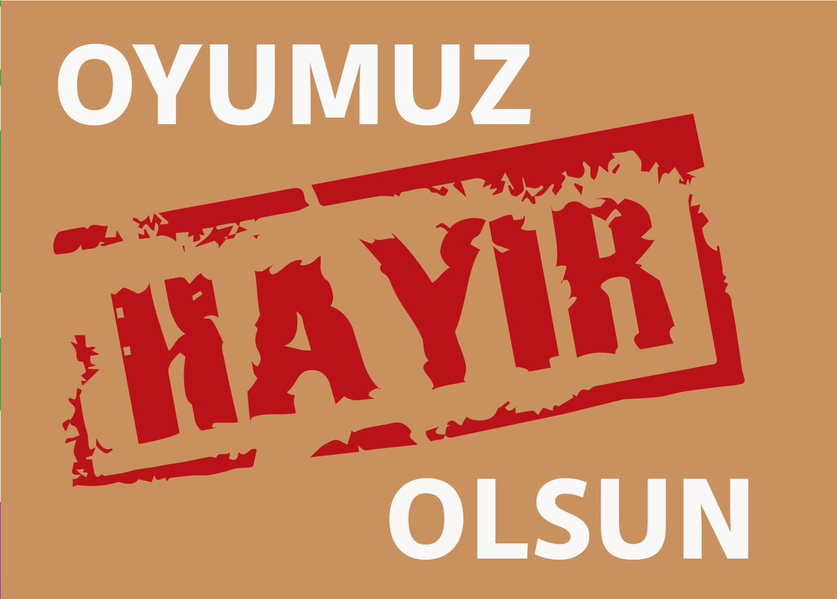 Oyumuz Hayır Olsun #birliktenHAYIRdoğar
