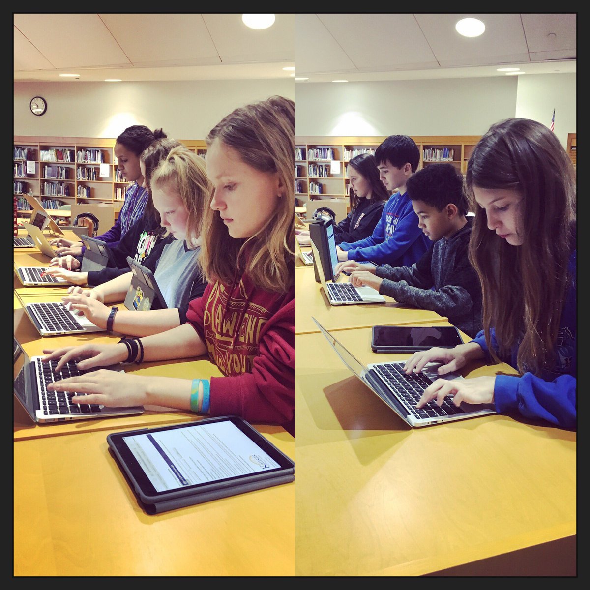 bmmslibrary's tweet photo. @SouthMSCougars signing up for Kansas State Library eCards today!! https://t.co/xHbNnEq7PY
