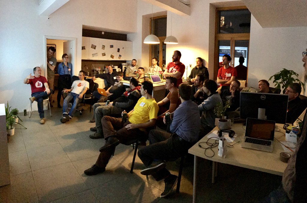 drupalhu's tweet photo. Idén is folytatódik a #BDUG esemény sorozat. Minden #Drupal iránt érdeklődőt várunk. Köszönjük @brainsumHU és @BaluErtl a szervezést. https://t.co/woeoPCAMGW
