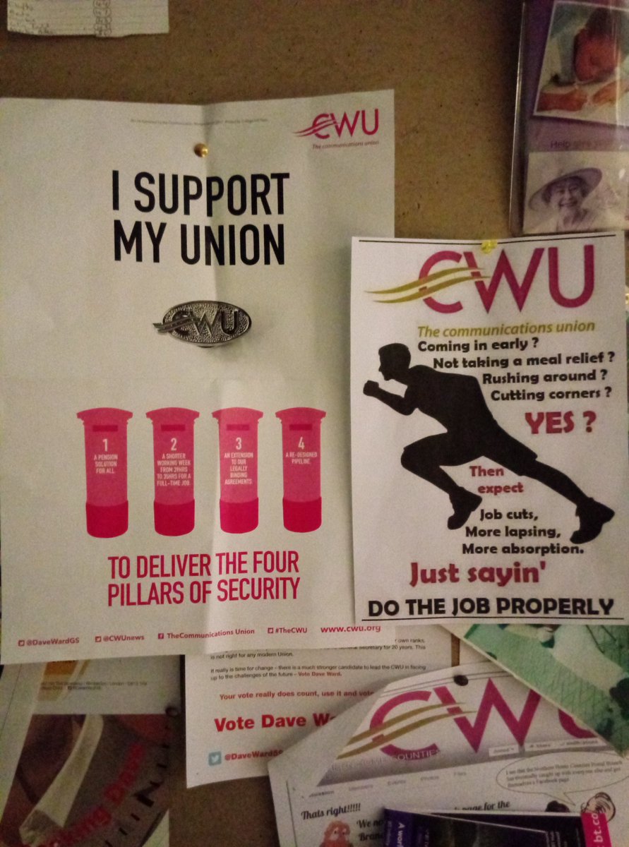 CWUSCP's tweet image. Proper notice board! 

#DoTheJobProperly #ISupportMyUnion #CWU