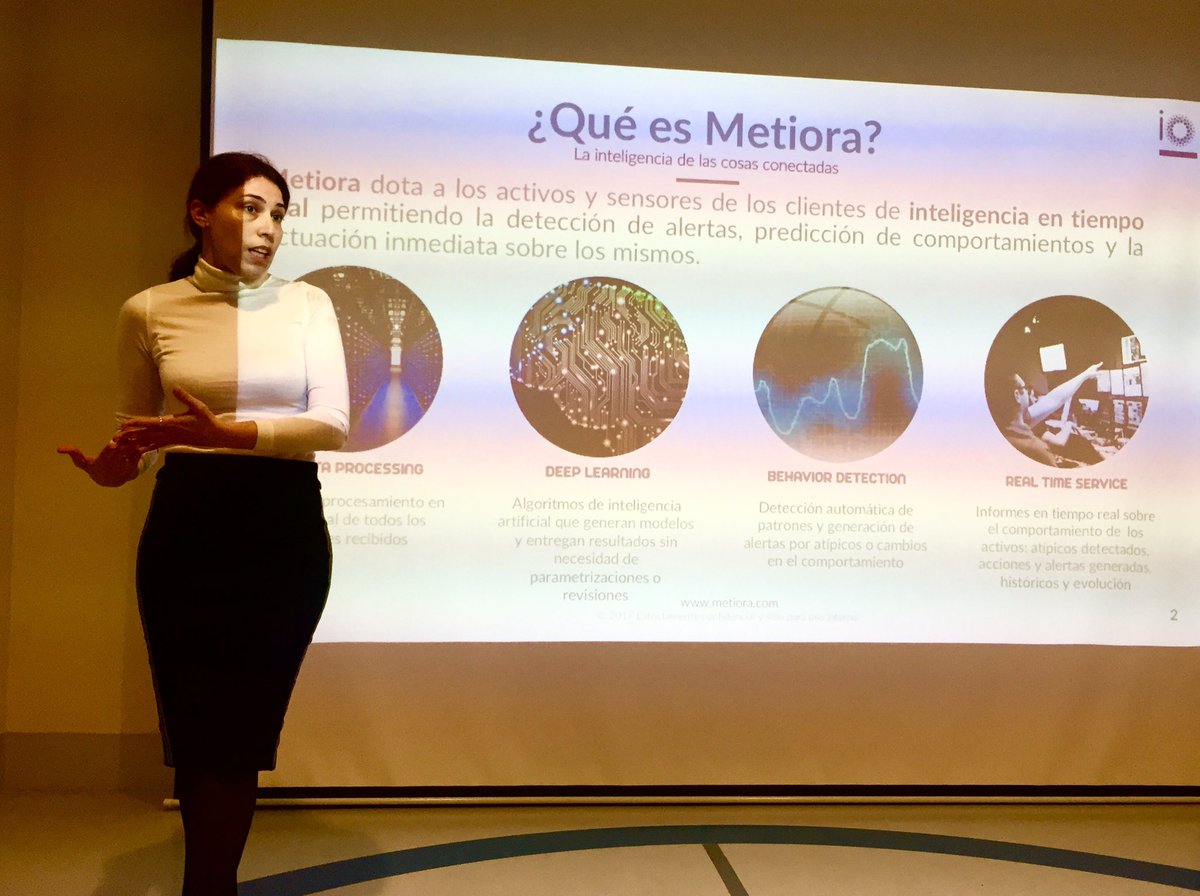 Nuestra CEO <a href="/fabiola_perez_/">Fabiola Perez Ramos</a> presentando en @Observatorio40 nuestra visión de IoT en #retail y #logística