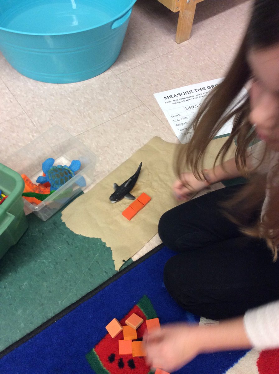 Math Stations this morning were awesome! #nonstandardmeasurement #rounding #subtraction #probability #placevalue