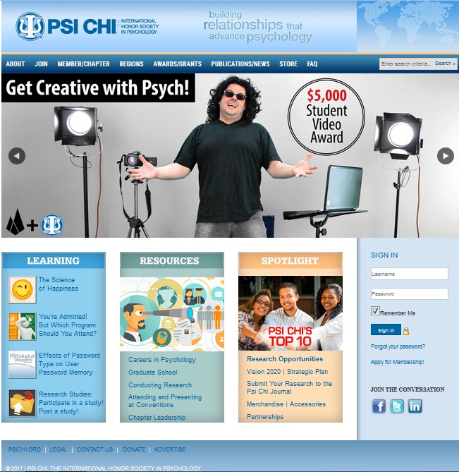 PsiChiPrez's tweet photo. So much great content for @PsiChiHonor members at https://t.co/91PwhpXU9k that we should get in the habit of checking regularly https://t.co/ysbN6HSr7O