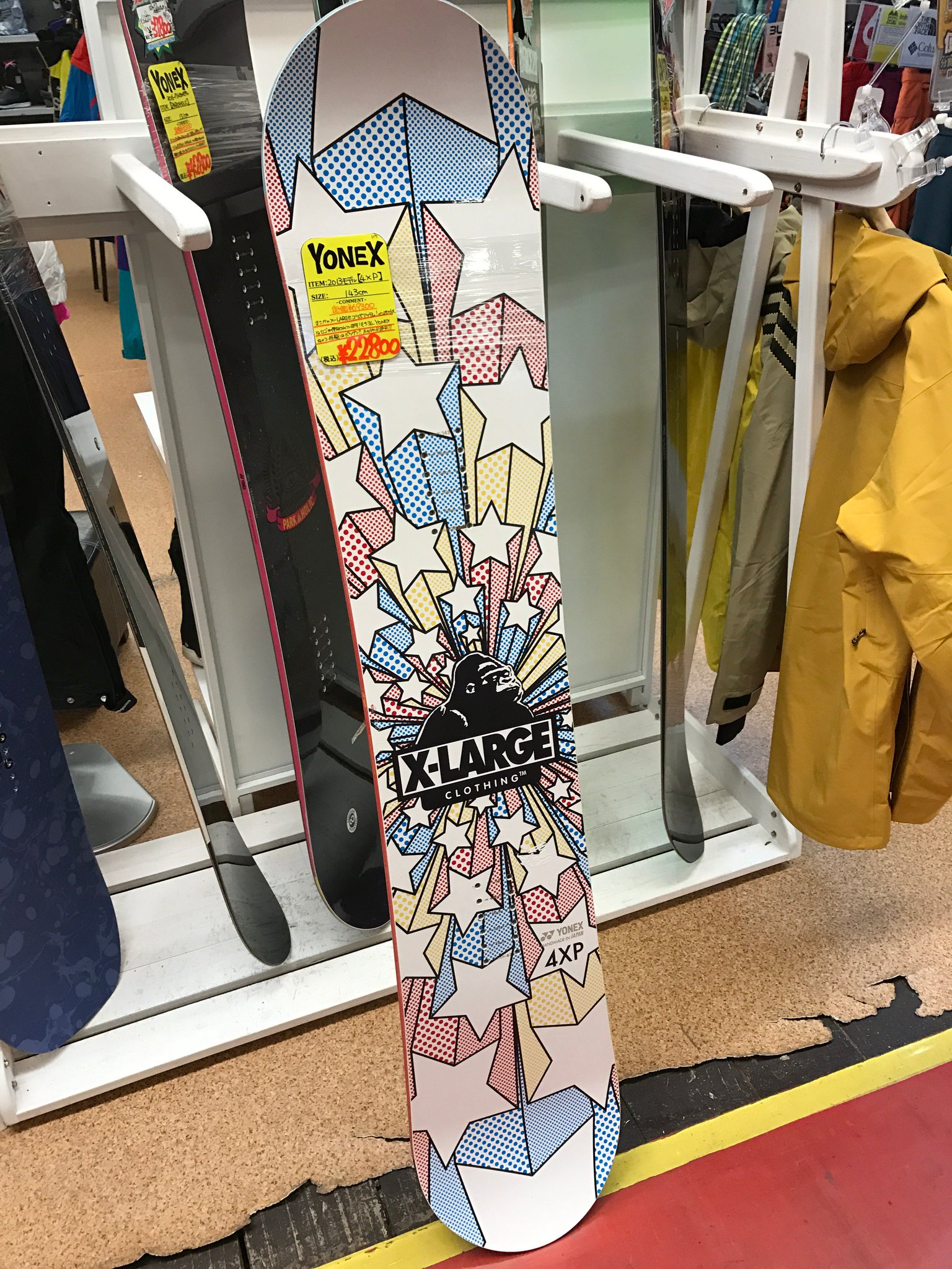 YONEX 4XP xlargeコラボ（スノーボードブランド「YONEX