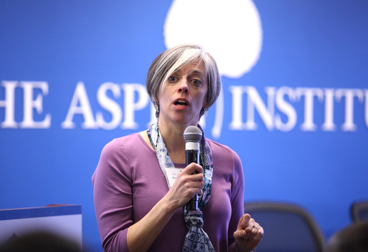AspenInstitute's tweet photo. How can companies provide jobs that are good for workers and business? Experts discuss: https://t.co/BjaWh6qd54 @AspenWorkforce #gcgj https://t.co/YsC7uZWeNN
