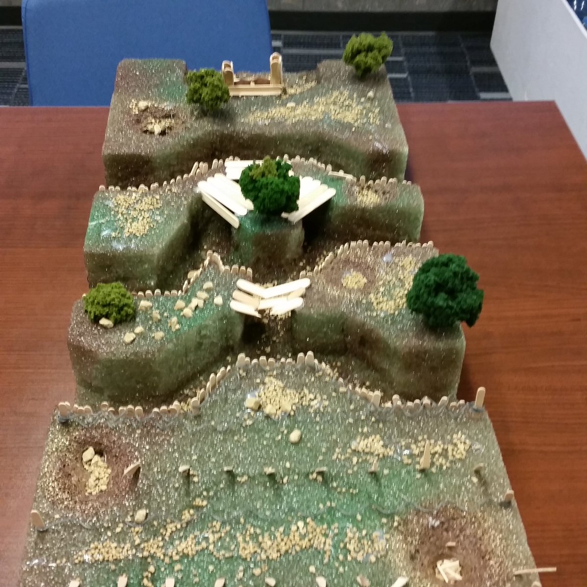 eduTjaden's tweet photo. Great project by one of my students! WW1 trenches extension. Saying it made my day is an understatement. #tjadenhistory #CCAMS https://t.co/dFVDOghfI3