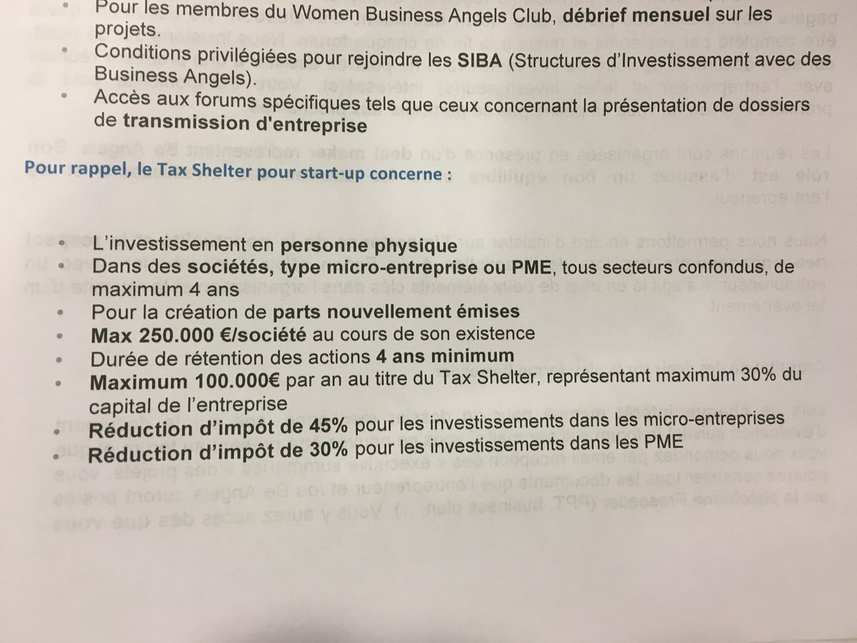JulieCruyt's tweet photo. Rappel sur le #taxshelter pour #startup en #Belgique @BeTech_  Merci @beangels_be https://t.co/orZJhmJs9A