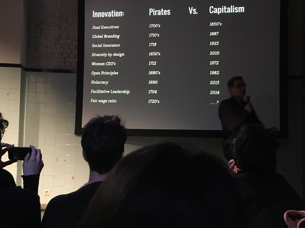 studio_223's tweet photo. Enjoying Sean Spicer of @dontpanic talking about Pirates v Capitalism and the need for new forms of rebellion #ECHNforumAthens https://t.co/CbarFuRRJH