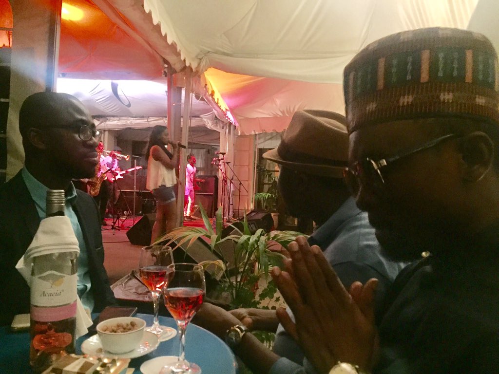 Omojuwa's tweet photo. La Familia! Reunion #AddisNights with @rotexonline and @ibsanusi https://t.co/2HvtdfuJpS