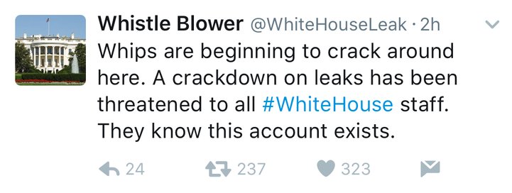 AnonyOps's tweet photo. You can view the archived tweets from @WhiteHouseLeak here https://t.co/9rRv0NcRHN https://t.co/IpMZjPPPW0