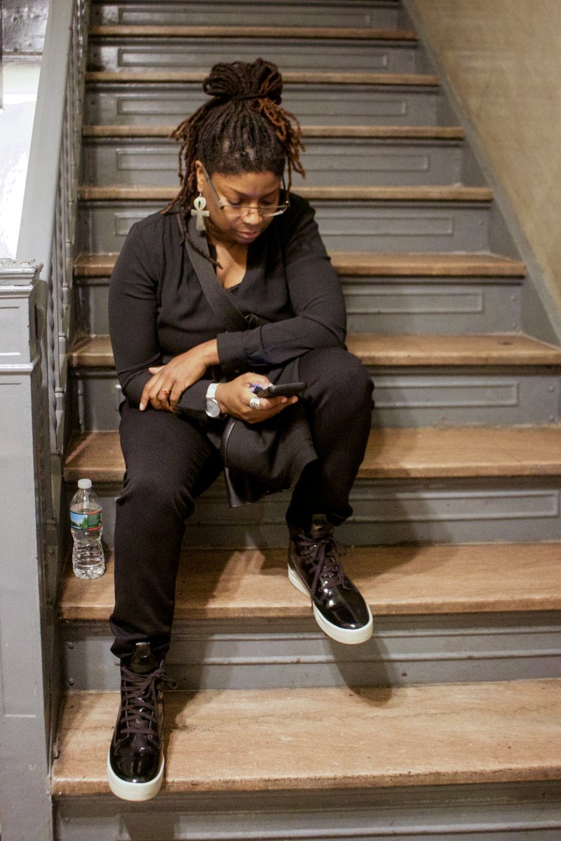SayHerNameNWK's tweet photo. #tbt #SayHerNameNewark Exhibition Opening Performance featured @officialADELCO winner Helena D. Lewis @Hdlpoet #OPENDOORS2016 https://t.co/IpSIvZDaUC