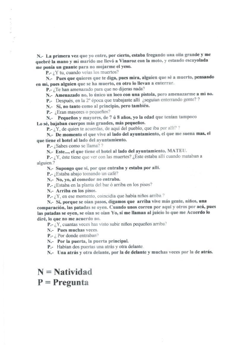 OpFabra's tweet photo. YO soy #OpFabra
Declaracion de la cocinera del #BarEspaña
Ignorada por la #justicia
Ella dice q vio enterrar niños y adultos por 30 años. https://t.co/2rKqgPvg4g