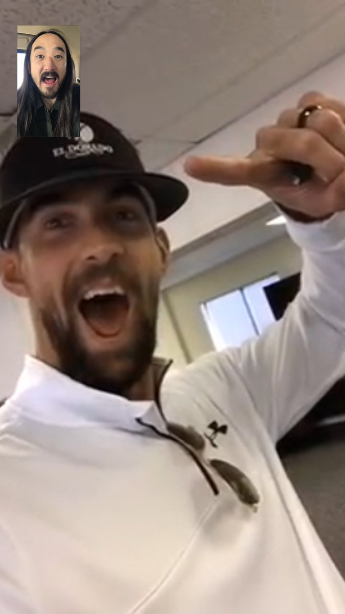 The face u make when u get facetimed from your bro bro!! @MichaelPhelps 🏊🏽🏊🏽 https://t.co/b6ZMMrIM3b