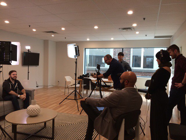 Our Growth Manager @djacob hanging out in a #Toronto <a href="/breather/">Breather</a> space with @dx3canada discussing an exciting new partnership - stay tuned!