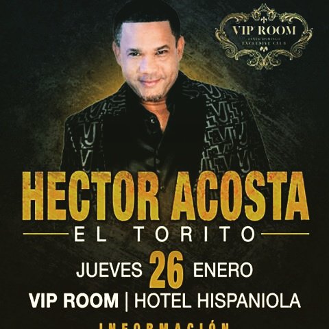 Esta noche @ElTorito48 en #VIPRoom del #HotelHispaniola #StoDgoRD. @JosephCaceres5 @SoyLatinonet @idominicanas @canaldita @ramsesp