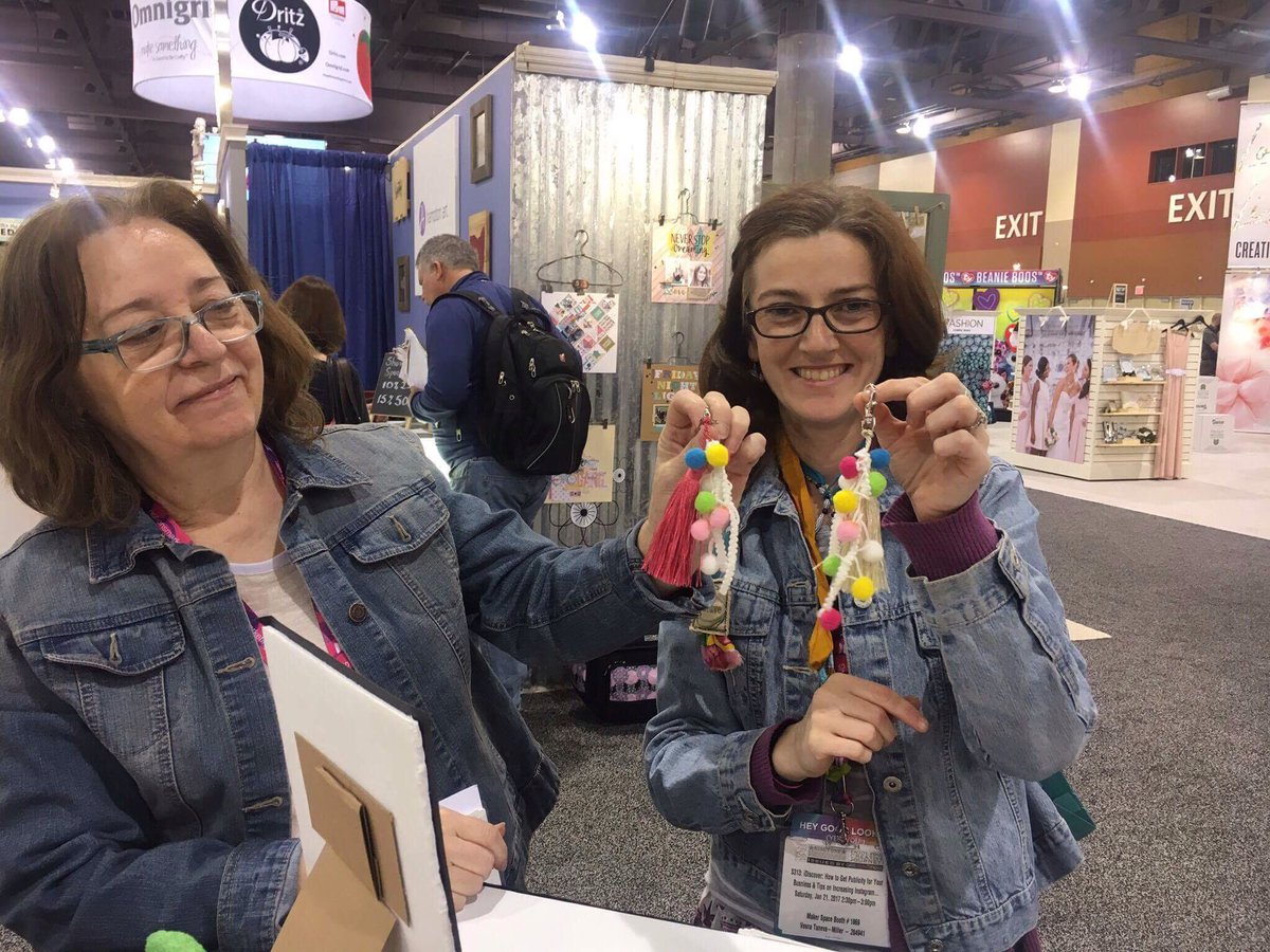 expointl's tweet photo. MITIs at Creativation with Christie &amp; happy attendees! @Ritzyparties #expointernationalinc https://t.co/gCoVZxOrL9