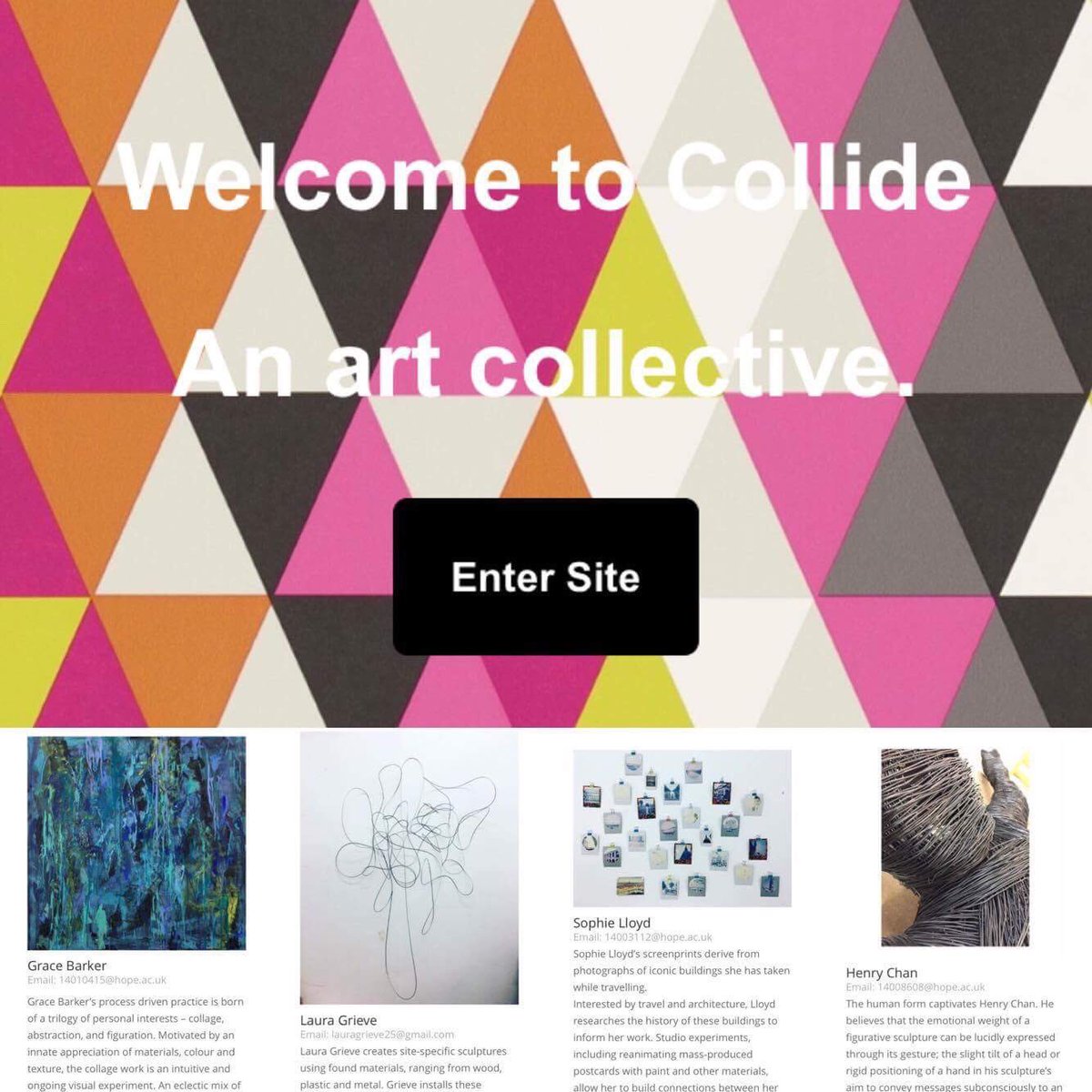 collideart16's tweet photo. We can finally say the websites finished! PC/ Laptop only at the moment. https://t.co/PvprU71uOX https://t.co/ZOIlYvnx4f