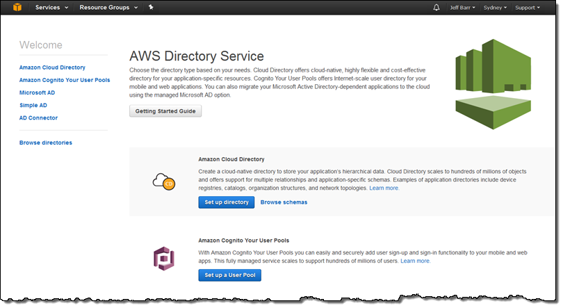 jeffbarr's tweet photo. Amazon Cloud Directory - A Cloud-Native Directory for Hierarchical Data - #AWS - https://t.co/5UDWO6FQzO https://t.co/IdJvvbnPwC
