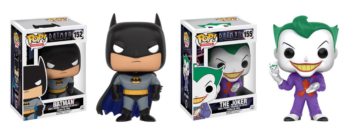 FunkoDCLegion's tweet image. RT &amp;amp; follow @FunkoDCLegion for a chance to WIN! a #BatmanTheAnimatedSeries Prize Pack, featuring Batman &amp;amp; The Joker Pop!s #BTAS