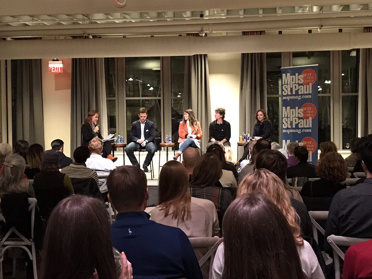 Kicking off the always fun #MSPTastemakers event. Talking #thenorth and our amazing creativity &amp; ingenuity.