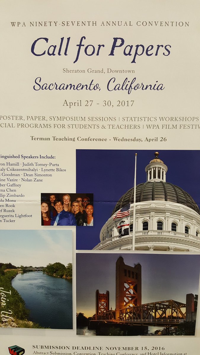 PsiChiPrez's tweet photo. Psi Chi presents great programming at regional conferences; check out who is featured on the 2017 WPA conf poster https://t.co/BuxS8Hrgzk