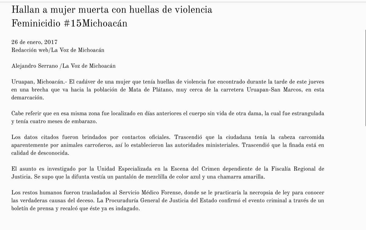 Fridaguerrera's tweet photo. #FeminicidioEmergenciaNacional 25/01/2017México110 NN #15Mich. https://t.co/tLK9SZJwGP @VocesFeminista @Feminicidios @AlFeminicidio https://t.co/olGc7532Da