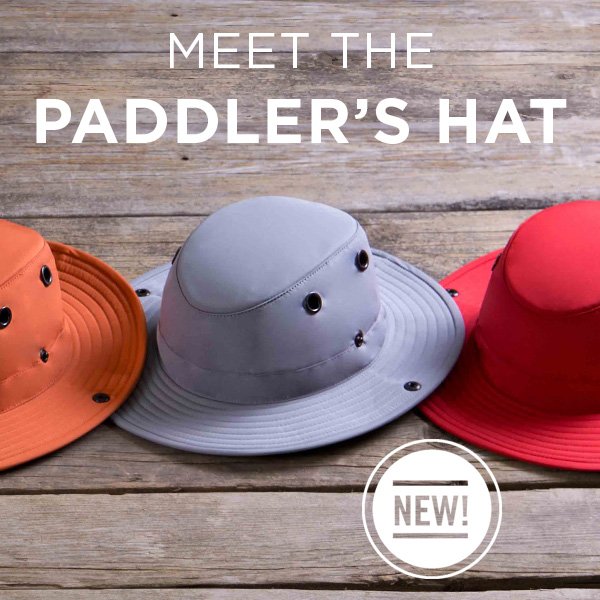 tilley paddlers hat orange