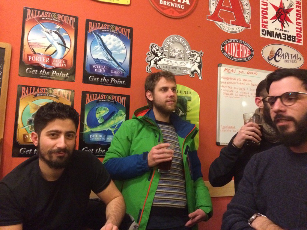 People e joying the Blackfir <a href="/SanPaoloBrewery/">BirrificioSanPaolo</a>