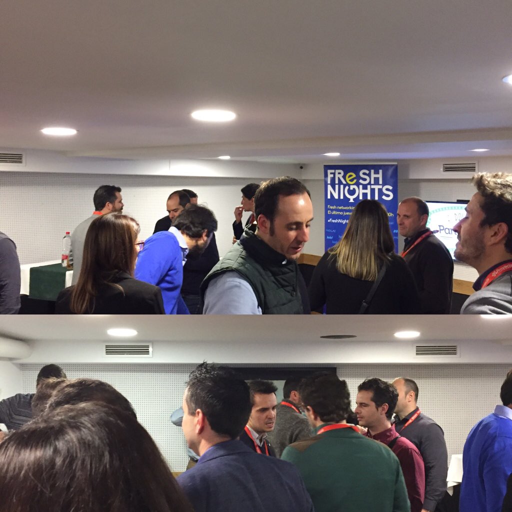 AJERegionMurcia's tweet photo. Fresh Níght listo y lleno de nuevos freshers asociados que presentarán sus servicios #freshnetworking https://t.co/9oUlJAzzOm