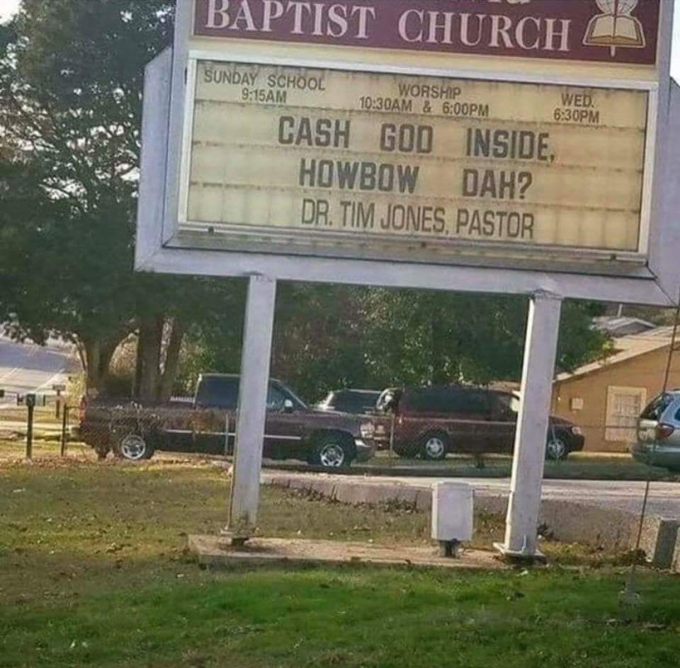 ynnmedianetwork's tweet photo. Well, howbow dah.

PrEACH #meme https://t.co/0KHX6hsKaW