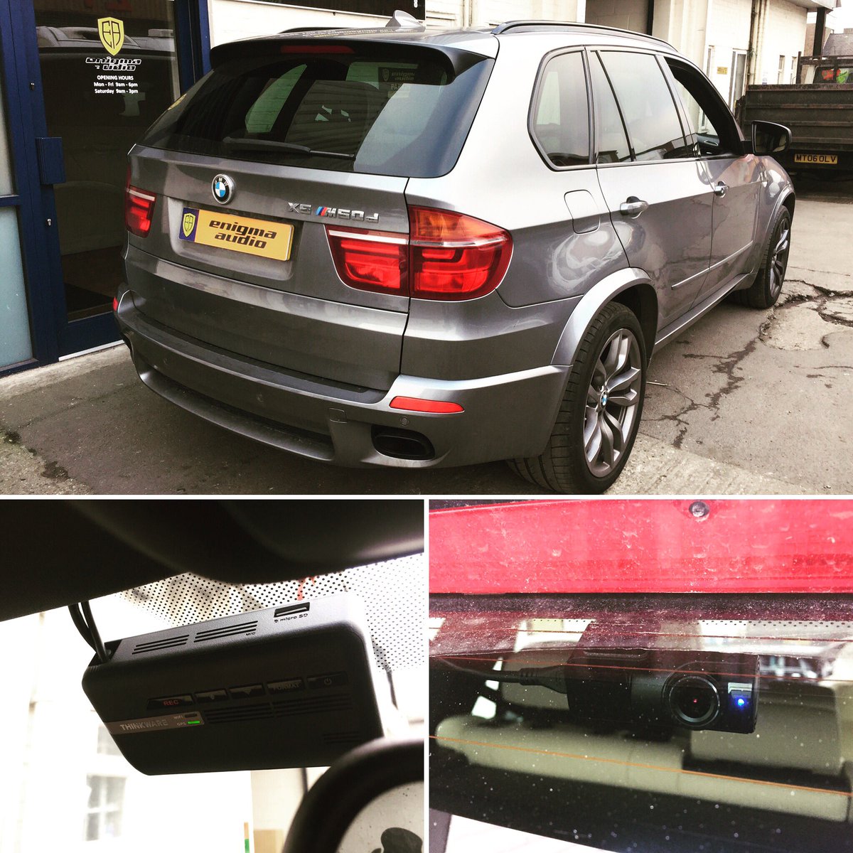 EnigmaAudio's tweet photo. #bmw #x5m #x5 #mpower #4x4 #thinkware #thinkwaref770 #dualcamera #1080p #cctv #roadsafety #speedcameradetector #witnesscamera @EnigmaAudio https://t.co/HxecAD0dgq