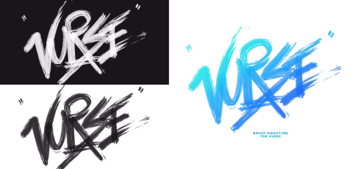 Steelogy's tweet image. Brush signature for @VurseDesigns