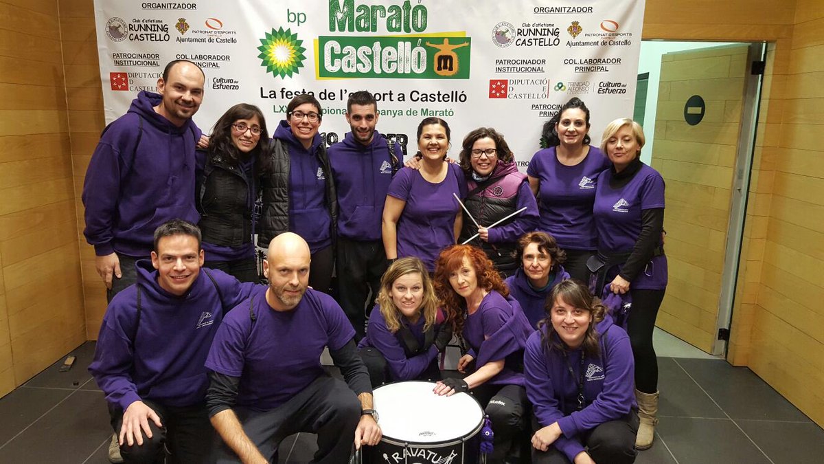 Haciendo ruido en la presentación del <a href="/MaratoCastello/">Marató bp Castelló i 10k FACSA</a>