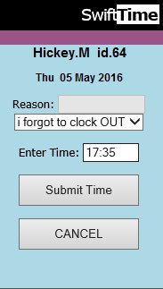 SwiftterTime's tweet image. Employees often forget to punch? SwiftTime provides a way for employees to submit missed clock punches. More info:

sonigasoftware.com/htmlhelp/misse…