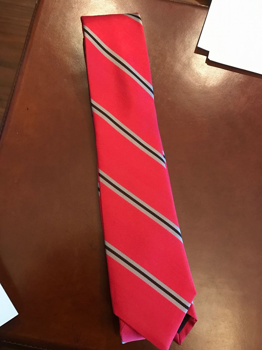 MatthewJHall's tweet photo. Here it is. The new official @BoyceCollege tie. Don't storm @EdgarsSBTS all at once now, folks. #AllAboutThatRepp https://t.co/10BQT3YABc